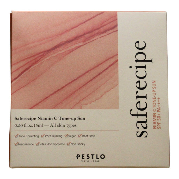 Pestelo, Saferecipe Niamin C Tone Up Αντηλιακή Κρέμα, Vegan, Tone-up, Τονωτική Κρέμα, Για το Πρόσωπο, 50 ml
