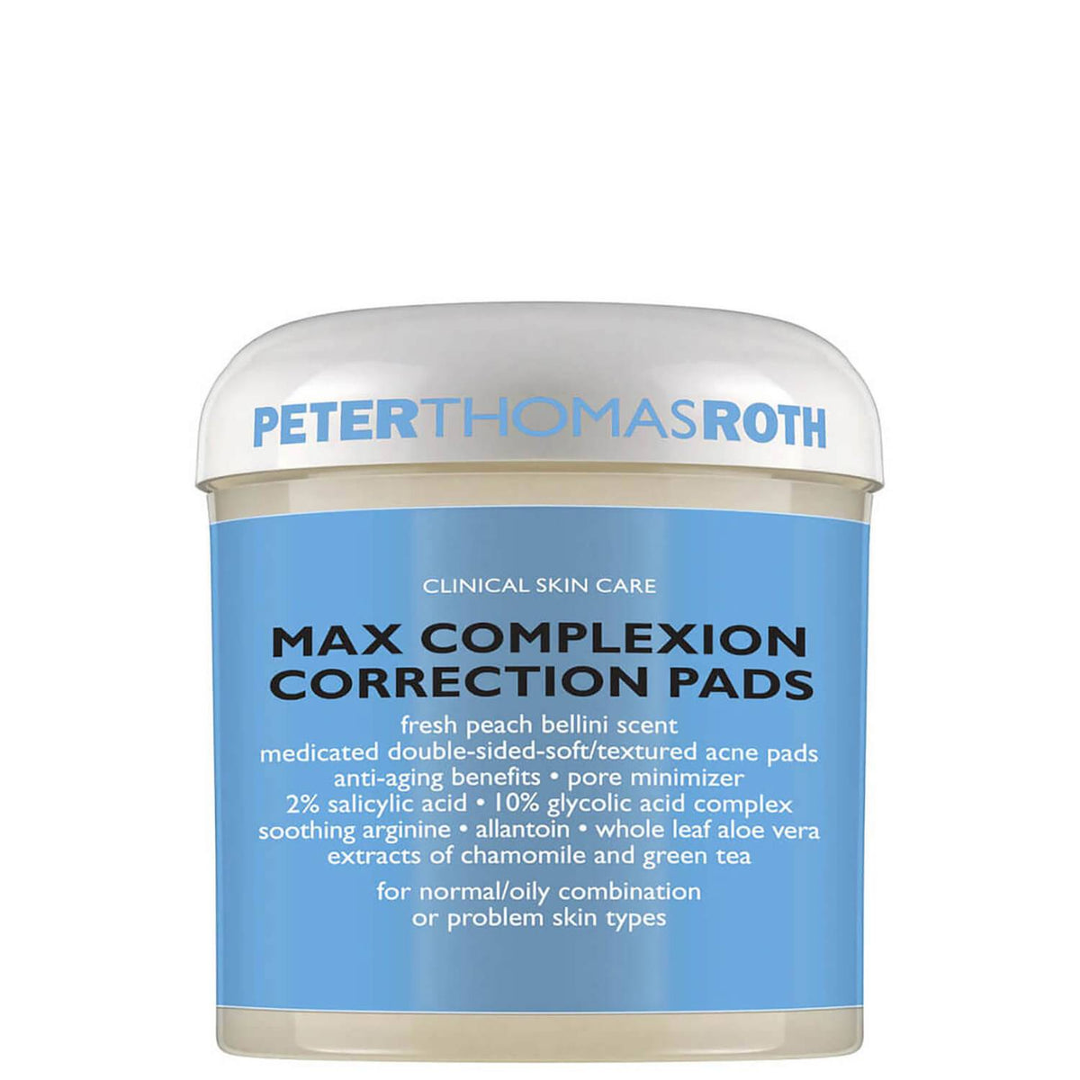 Peter Thomas Roth, Goodbye Acne, Pore Minimizing, Καθαρισμού Pads, 60 pcs, *Tester