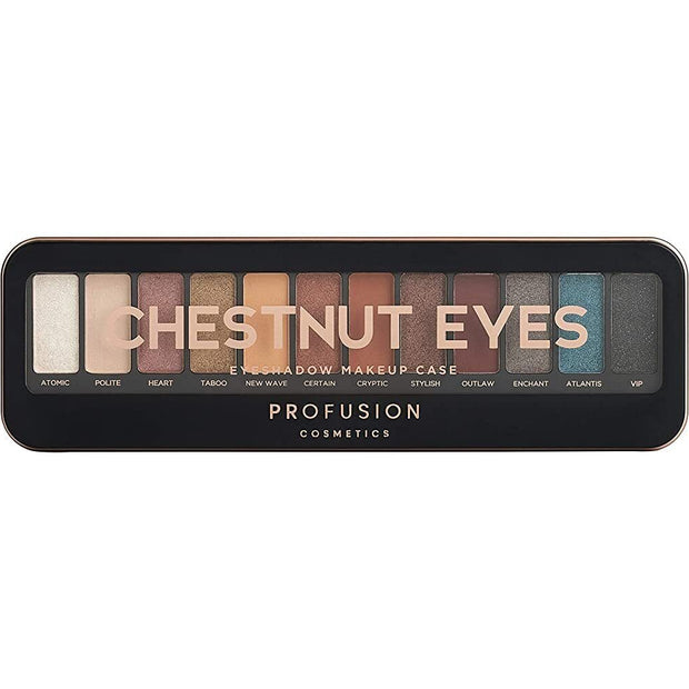 Profusion, Chestnut Eyes, Παλέτα Σκιών, 12 Shades, 25 g