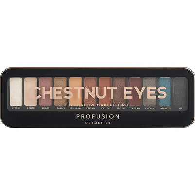 Profusion, Chestnut Eyes, Eyeshadow Palette, 12 Shades, 25 g