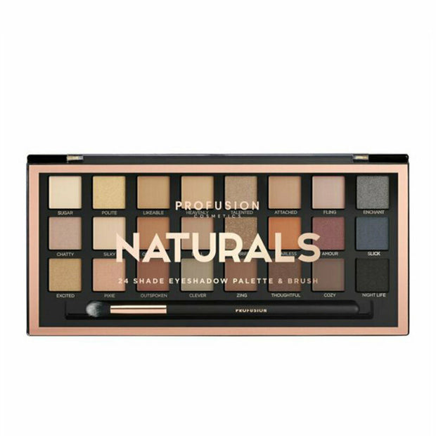 Profusion, Profusion, Παλέτα Σκιών, Naturals, 24 Shades
