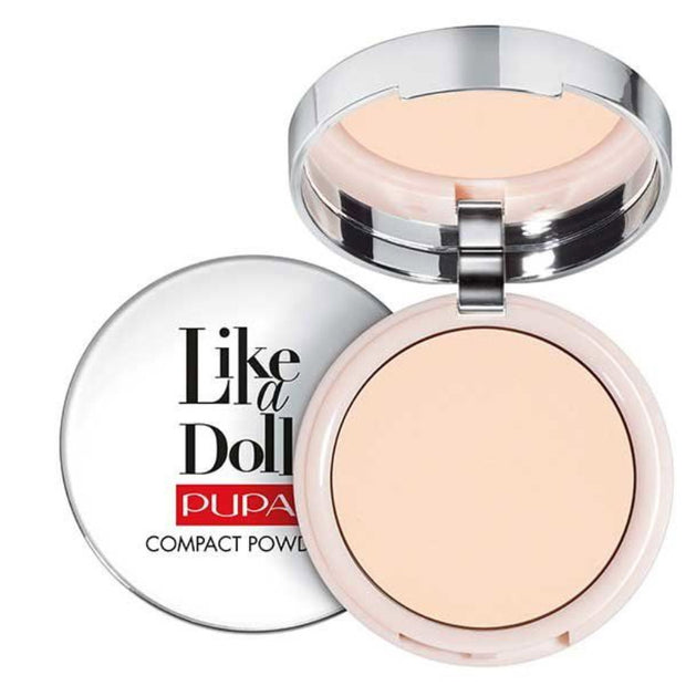 Pupa, Like A Doll, Χωρίς Parabens, Transparent, Συμπαγής Πούδρα, 01, Light Beige, 9 g *Tester