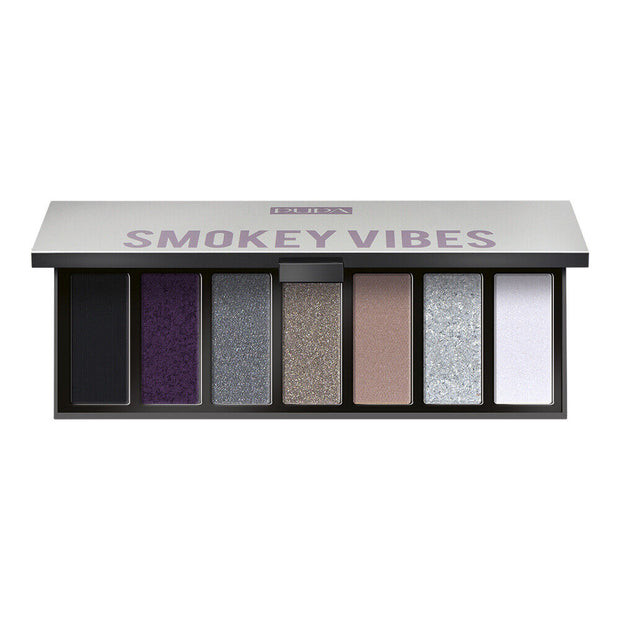 Pupa, Make Up Stories, Παλέτα Σκιών, 002, Smokey Vibes, 7 Shades, 13.3 g