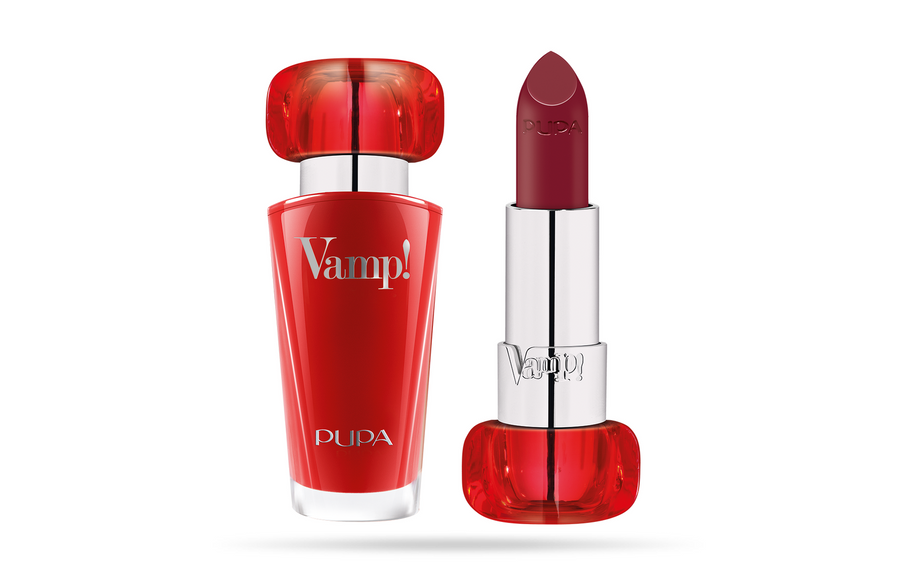 Pupa, Vamp!, Paraben-Free, Volume, Cream Κραγιόν, 300, Scarlet Bordeaux, 3.5 g