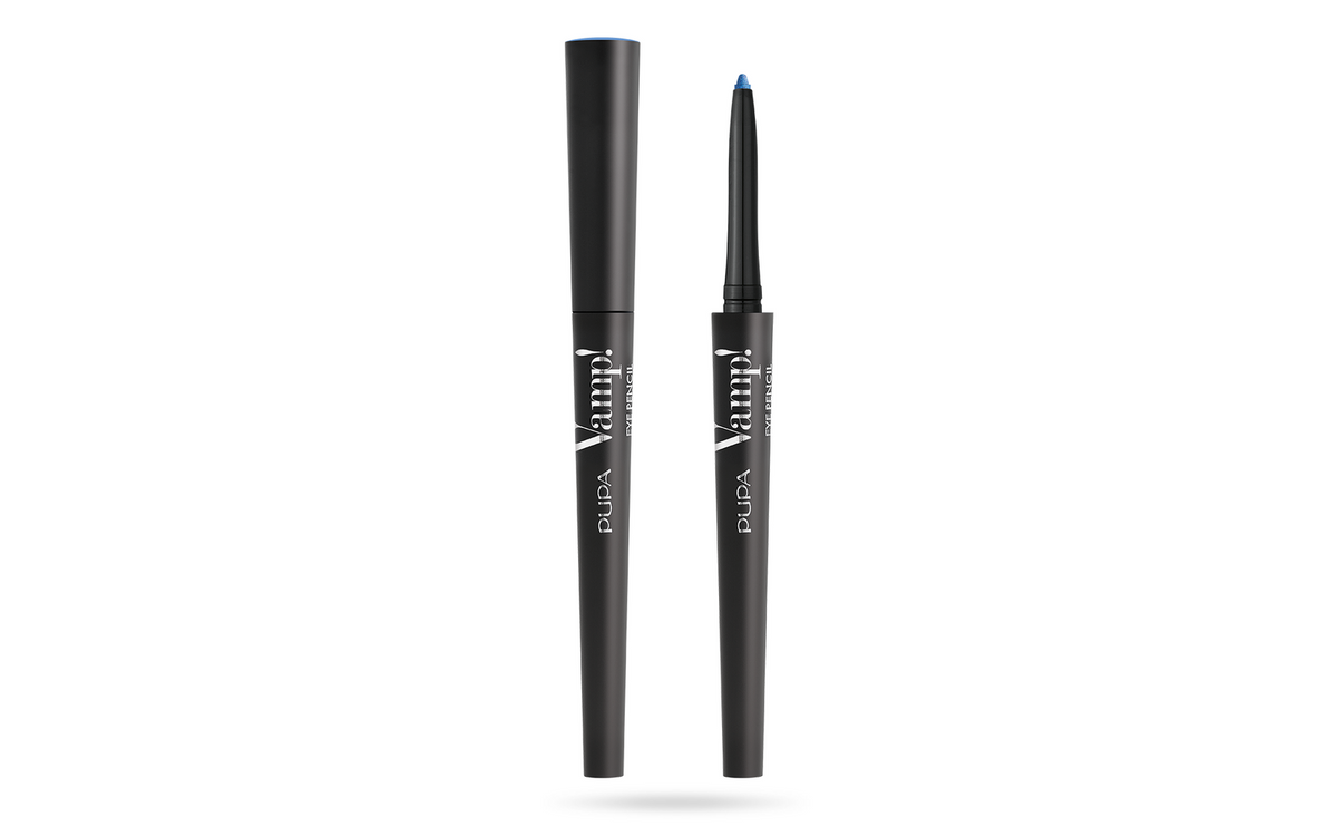Pupa, Vamp!, Χωρίς Parabens, Αδιάβροχο, Kohl Kajal Eyeliner, 403, Eccentric Blue, 0.35 g