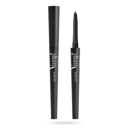 Pupa, Vamp!, Χωρίς Parabens, Αδιάβροχο, Kohl Kajal Eyeliner, 403, Eccentric Blue, 0.35 g