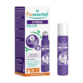 Puressentiel, Stress, Essential Oils, For Stress Relief, Roll-On Έλαιο Σώματος, For Head, 5 ml