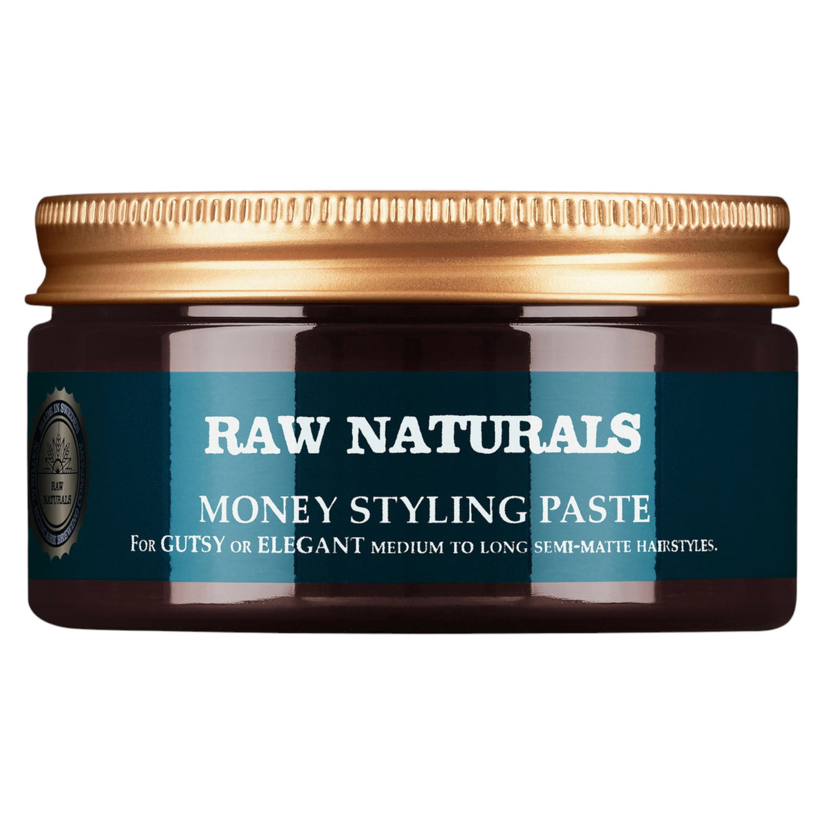 Raw Naturals, Money Styling, Paraben-Free, Πάστα Styling Μαλλιών, Firm Hold, Medium to high, Hair, 100 ml