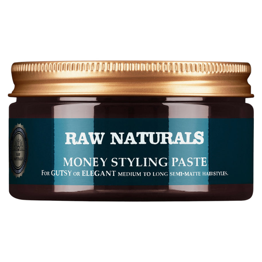 Raw Naturals, Money Styling, Paraben-Free, Πάστα Styling Μαλλιών, Firm Hold, Medium to high, Hair, 100 ml