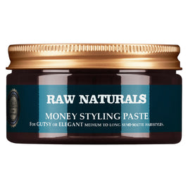 Raw Naturals, Money Styling, Paraben-Free, Πάστα Styling Μαλλιών, Firm Hold, Medium to high, Hair, 100 ml