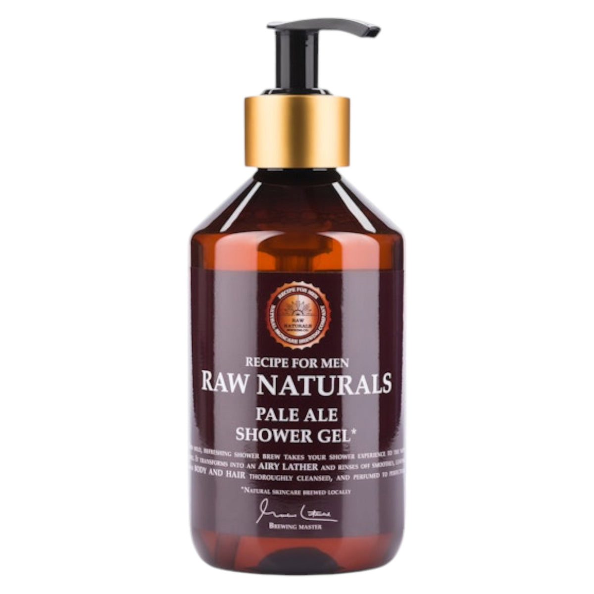 Raw Naturals, Pale Ale, 100% vegan, Refreshing and masculine, Cleansing, Αφρόλουτρο, Body and Hair, All Skin Types, 300 ml