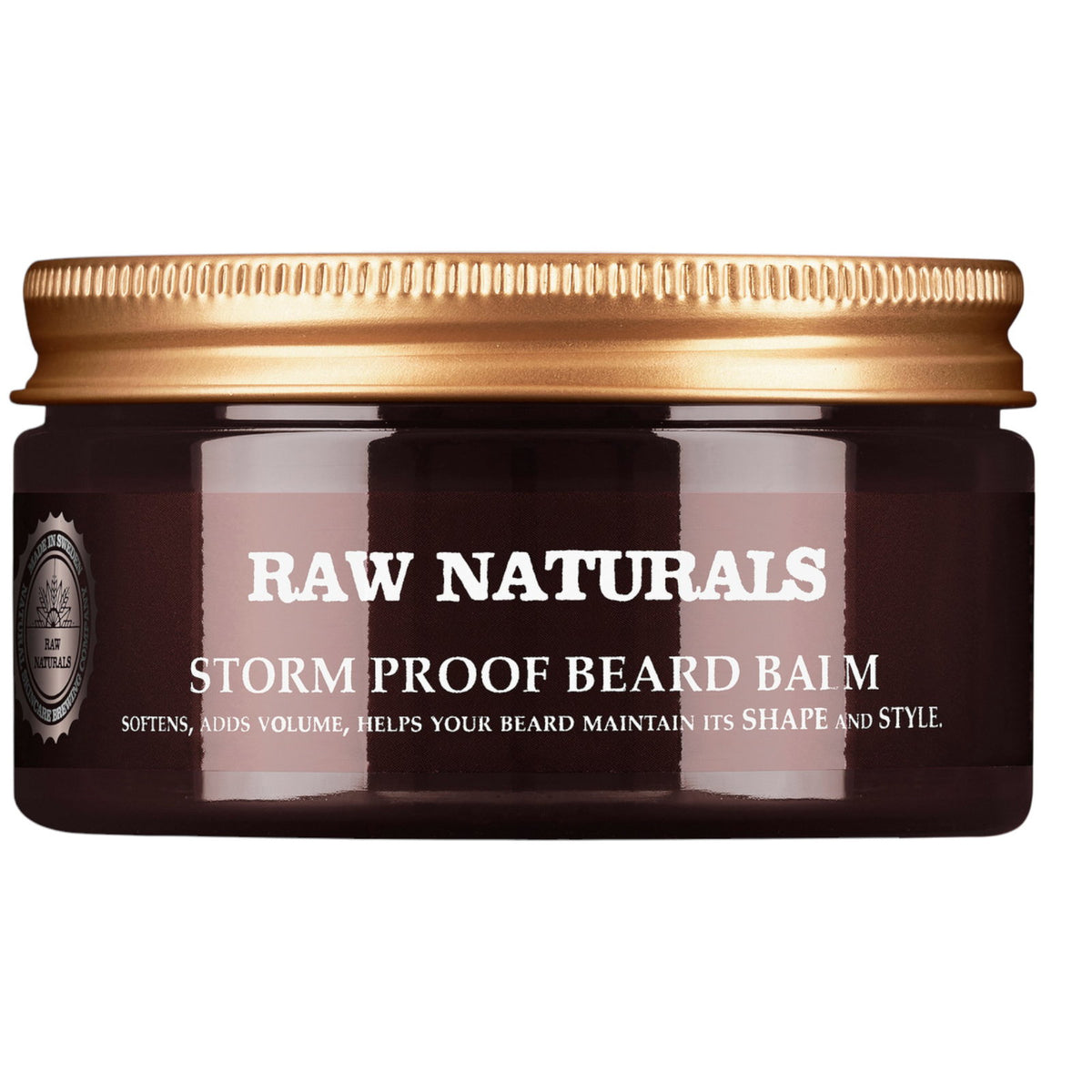 Raw Naturals, Storm Proof, 100% vegan, Beard Balm, Softening, 100 ml
