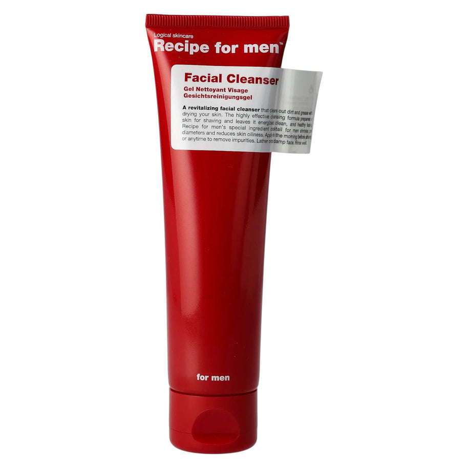 Recipe Ανδρικό, Facial Cleanser, Αναζωογόνησης, Gel Καθαρισμού, Για το Πρόσωπο, 100 ml