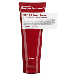 Recipe Ανδρικό, SPF 30 Κρέμα Προσώπου, Moisturizer, Κρέμα Προσώπου, SPF30, 75 ml