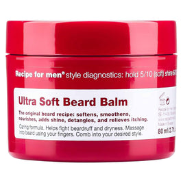 Recipe Ανδρικό, Ultra Soft Beard Balm, Beard Balm, Softening, 80 ml