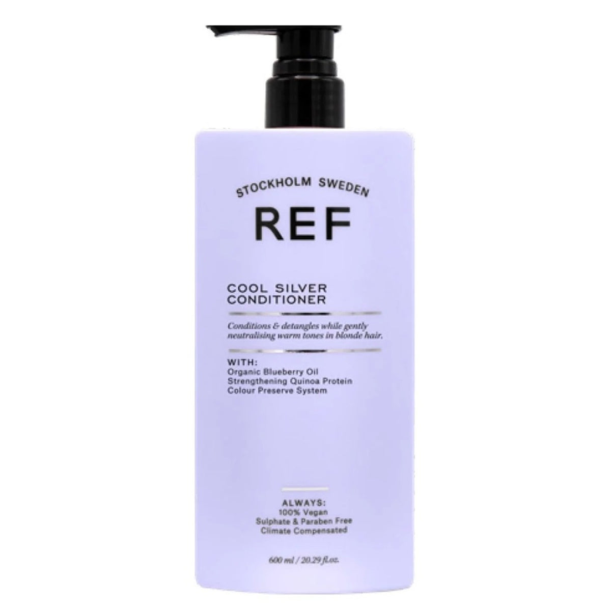 Ref Stockholm, Cool Silver, Sulfates-Free, Κρέμα Μαλλιών, Neutralising Warm Tones, 600 ml