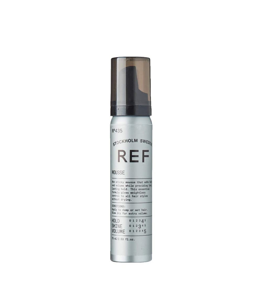 Ref Stockholm, Volume & Bodifying No.435, Vegan, Hair Styling Mousse, For Volume, Strong Hold, 75 ml