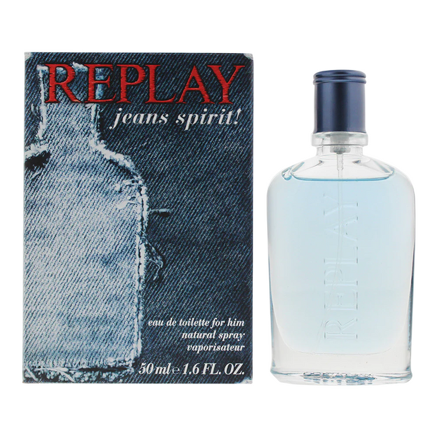 Replay, Jeans Spirit!, Eau De Toilette, Για Άνδρες, 50 ml