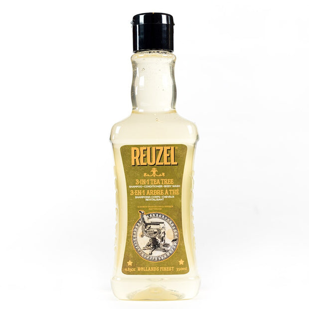 Reuzel, Reuzel, Tea Tree Oil, Σαμπουάν, Κρέμα Μαλλιών & Αφρόλουτρο 3-In-1, Ενυδατικό, 350 ml
