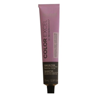 Revlon, Color Excel, Ammonia-Free, Demi-Permanent Hair Dye, 7.41 Dark Chestnut Ash Blonde, 70 ml
