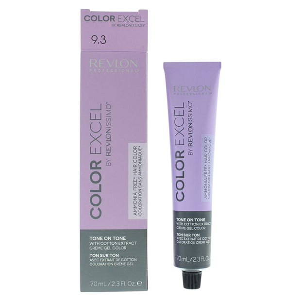 Revlon, Color Excel, Ammonia-Free, Demi-Permanent Hair Dye, 9.3 Very Light Golden Blonde, 70 ml