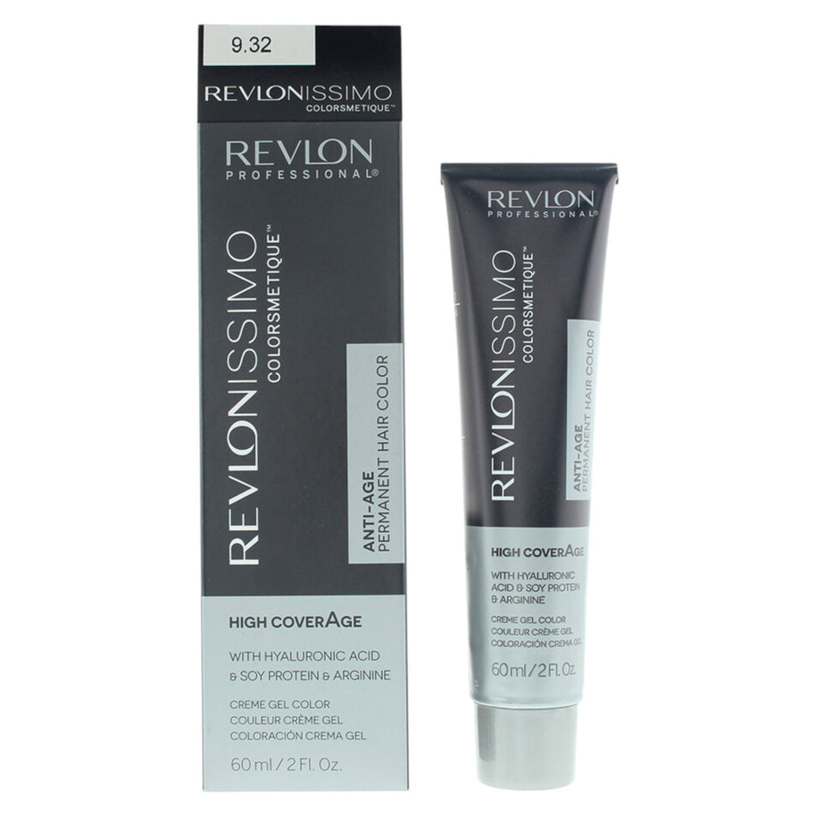 Revlon, Revlonissimo Colorsmetique, Θρεπτική, Permanent Hair Dye, 9.32 Very Light Golden Pearl Blonde, 60 ml