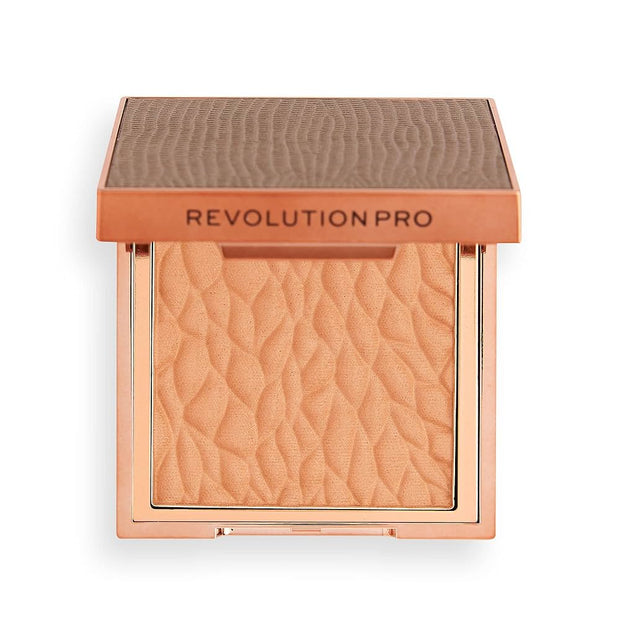 Revolution Pro, Bahaia Sculpting Bronzer, Cocoa, Ενυδατικό, Bronzer Συμπαγής Πούδρα, Fair, 8 g