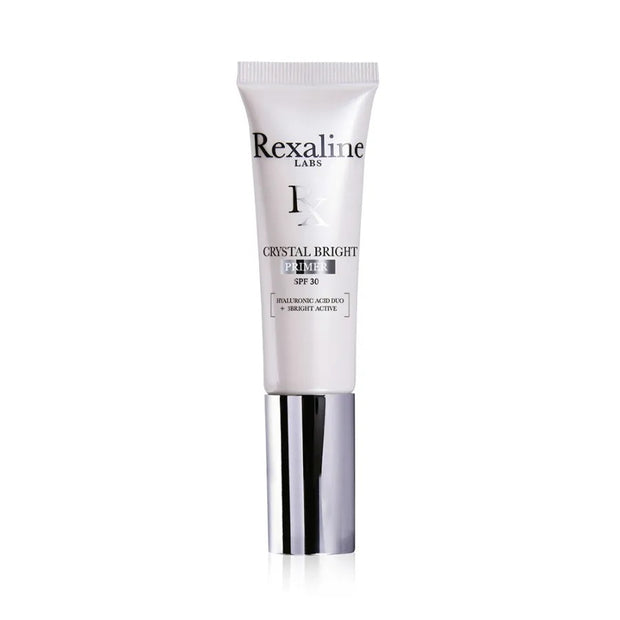Rexaline, Crystal Bright, Hyaluronic Acid + 3 Bright Active, Λαμπερό, Cream Primer, 30 ml *Tester