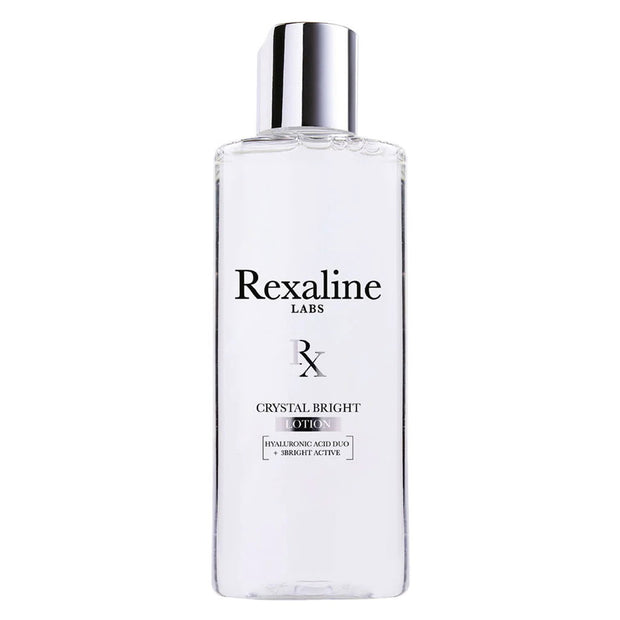 Rexaline, Crystal Bright, Hyaluronic Acid + 3 Bright Active, Λαμπερό, Απολέπισης Lotion, 150 ml