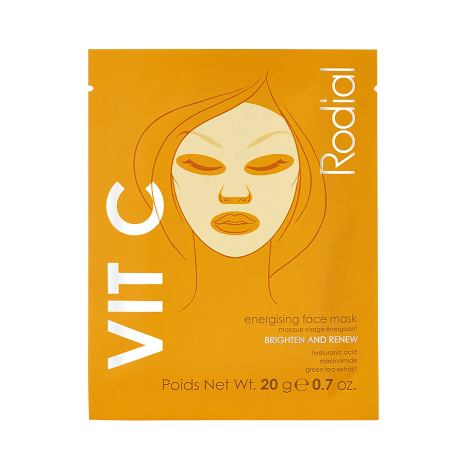 Rodial, Vit C, Τόνωσης, Sheet Mask, Για το Πρόσωπο, 20 g