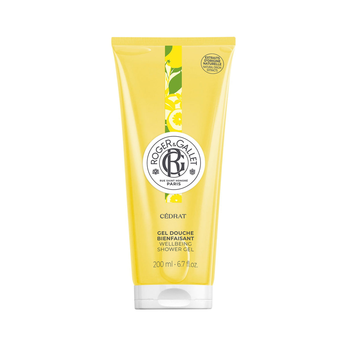 Roger & Gallet, Cedrat, Αφρόλουτρο, Για Όλους τους Τύπους Δέρματος, 200 ml