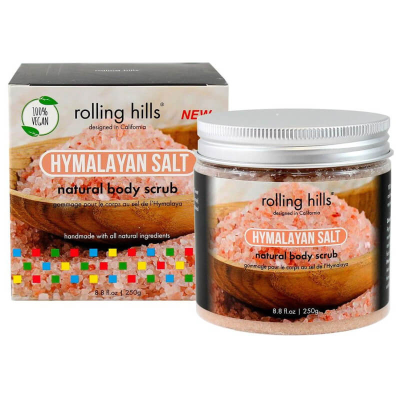 Rolling Hills, Himalayan Salt, Καθαρισμού, Scrub Σώματος, 250 g