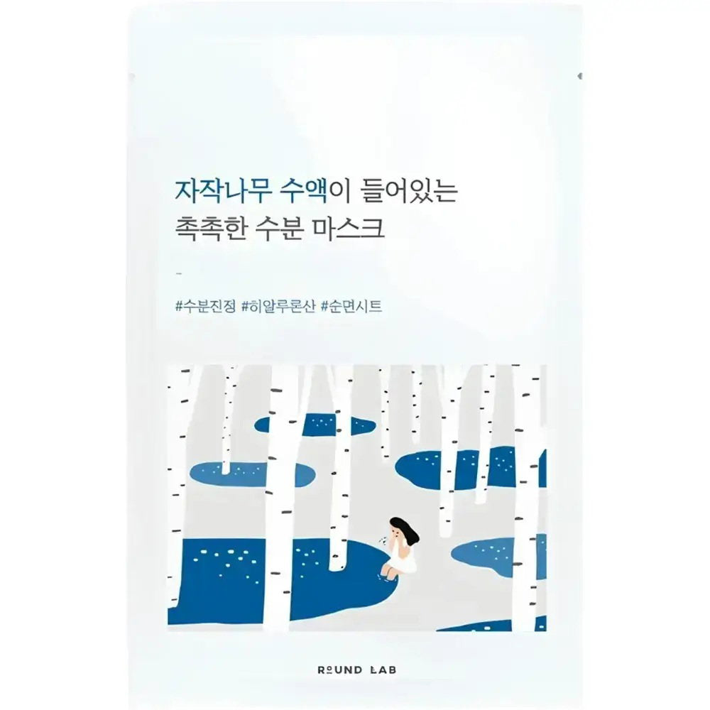 Round Lab, Birch Juice, Ενυδατική, Sheet Mask, Για το Πρόσωπο, 25 g