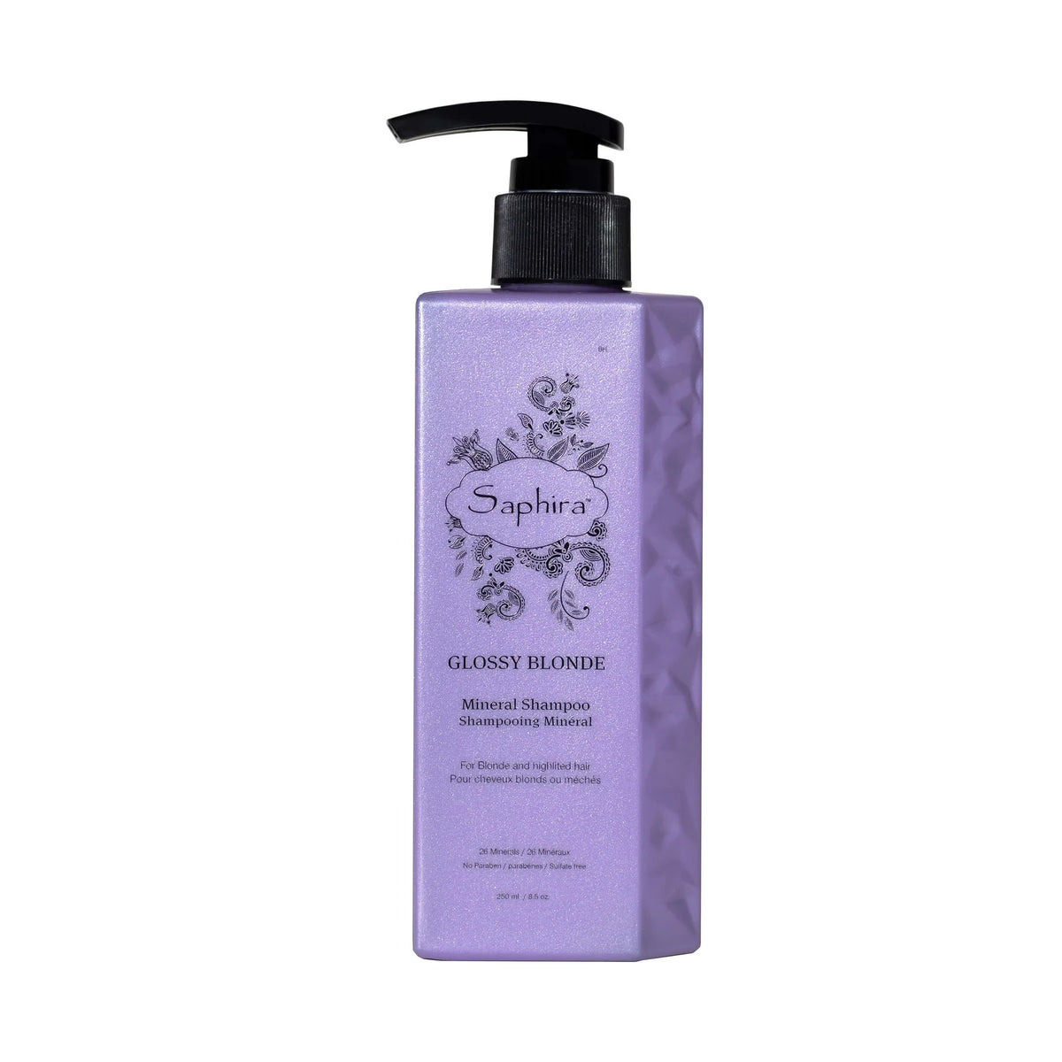 Saphira, Glossy Blonde, Rich In Minerals, Hair Colour Σαμπουάν, For Blonde Hair, Blonde, 250 ml