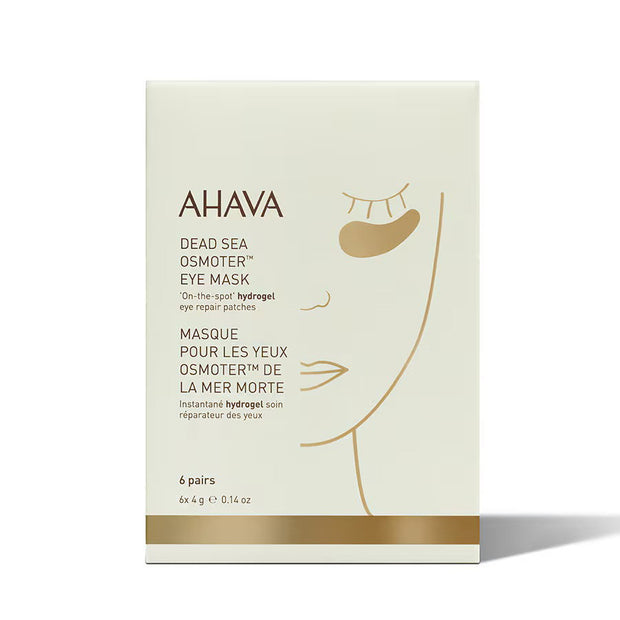 Σετ, Ahava, Dead Sea Osmoter, Reparative, Eye Patch, 6 pcs, 4 g