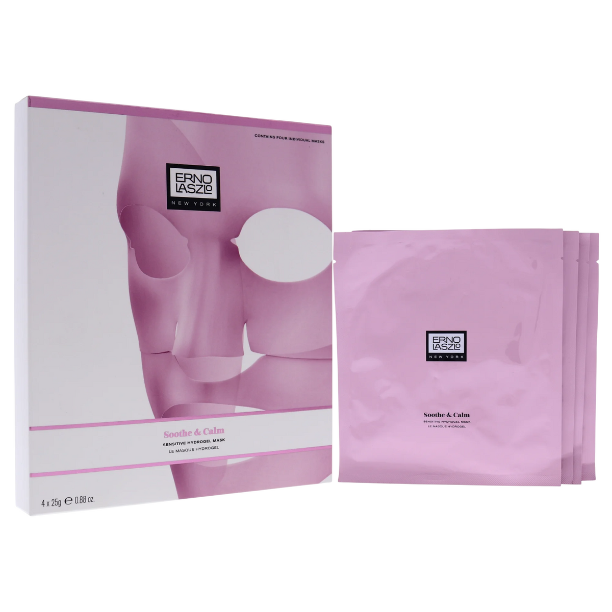 Σετ, Erno Laszlo, Sensitive Hydrogel, Retinol, Καταπραϋντικό & Καταπραϋντικό, Sheet Mask, Για το Πρόσωπο, 4 pcs, 25 g