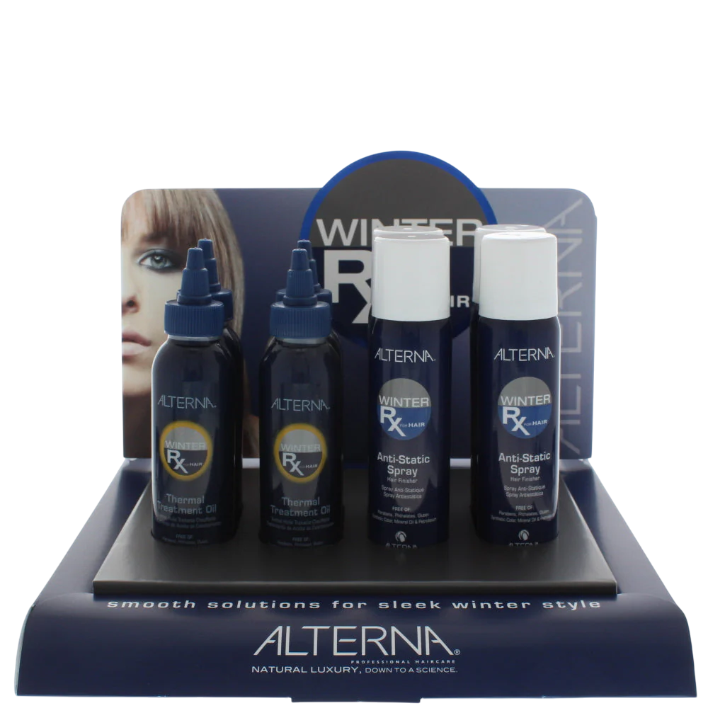 Set Alterna: Winter Rx, Spray Μαλλιών Treatment, Against Hair Static, 4 pcs, 92 g + Winter Rx, Έλαιο Μαλλιών Treatment, Against Hair Static, 4 pcs, 100 ml