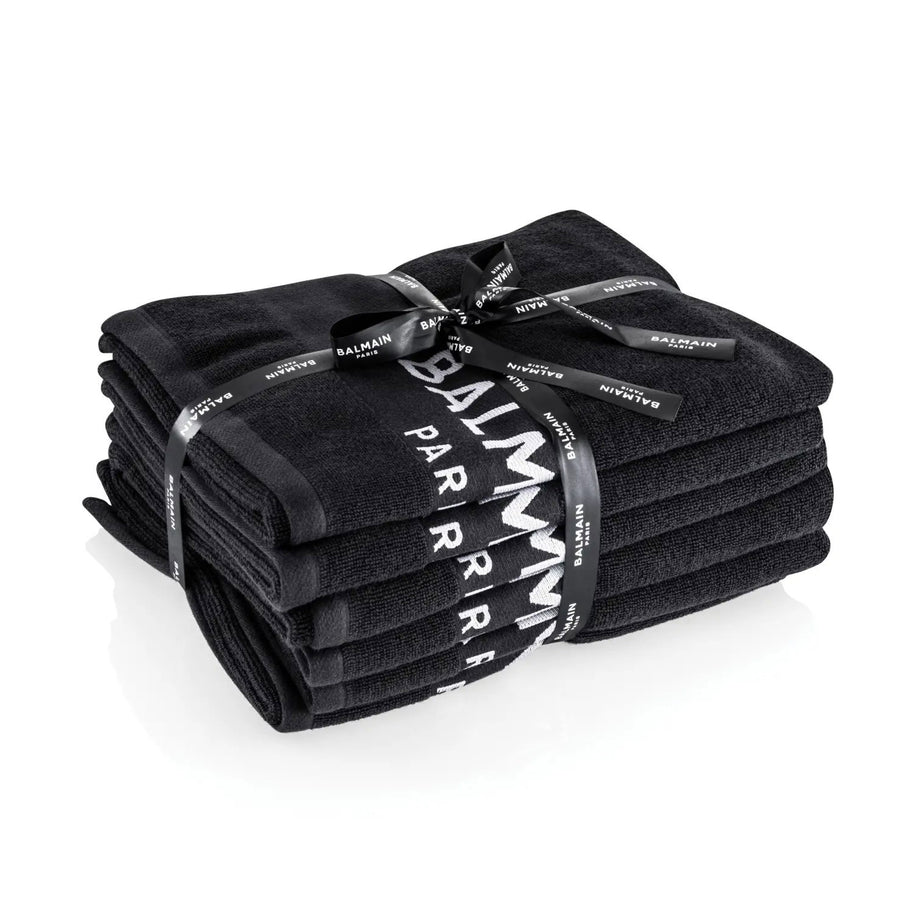 Σετ, Balmain, Black Bleach Proof Salon, Salon Textile Towel, 6 pcs