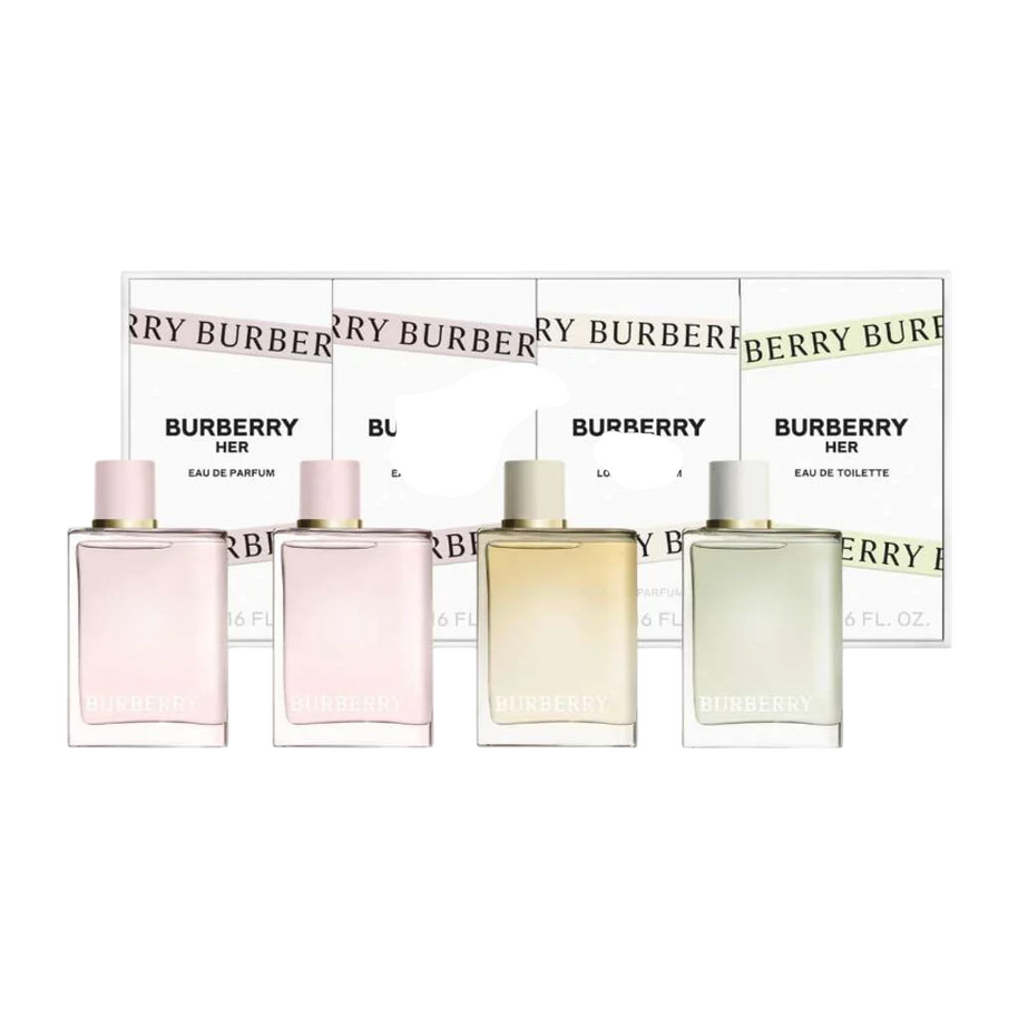 Σετ Burberry: Burberry Her, Eau De Parfum, Για Γυναίκες, 2 pcs, 5 ml + Burberry Her, Eau De Toilette, Για Γυναίκες, 5 ml + Her London Dream, Eau De Parfum, Για Γυναίκες, 5 ml