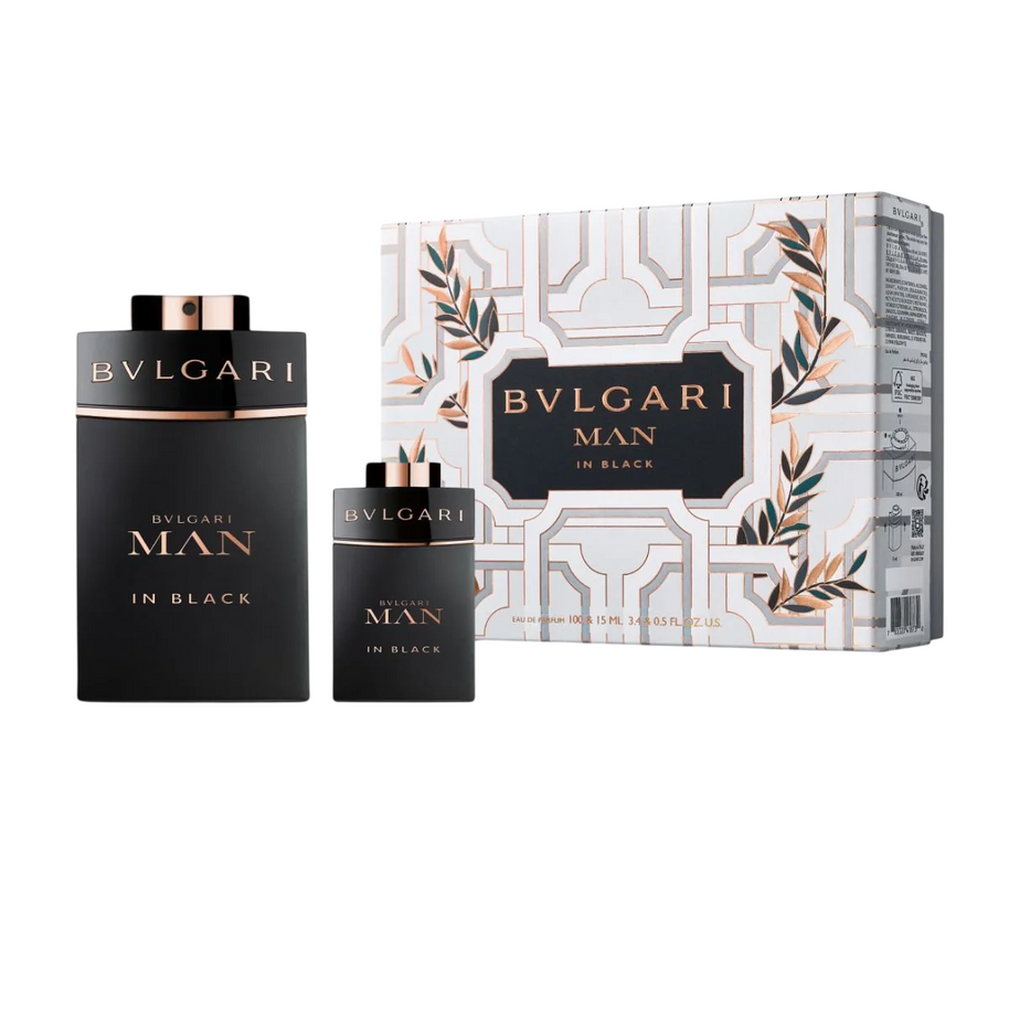 Set Bvlgari: Man In Black, Eau De Parfum, Ανδρικό, 100 ml + Man In Black, Eau De Parfum, Ανδρικό, 15 ml *Miniature