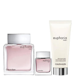 Set Calvin Klein: Euphoria, Eau De Toilette, Ανδρικό, 100 ml + Euphoria, Eau De Toilette, Ανδρικό, 15 ml *Miniature + Euphoria, Balm Για Μετά το Ξύρισμα, 100 ml
