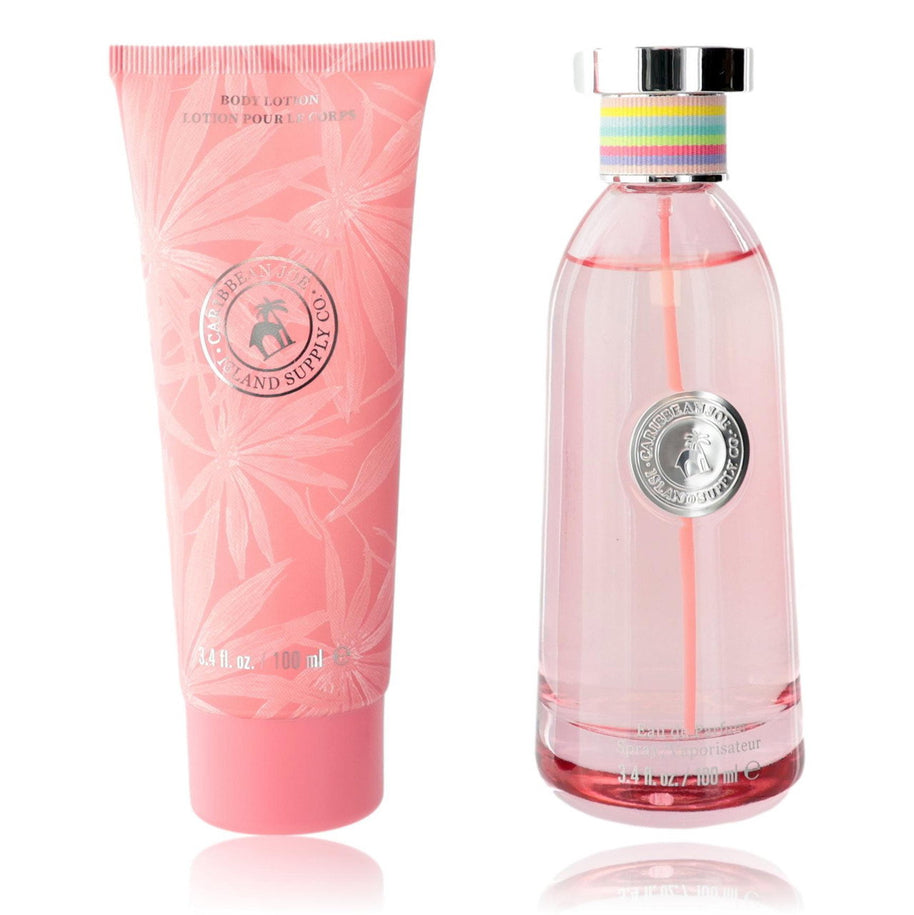 Σετ Caribbean Joe: Island Supply Tropical Haven, Eau De Parfum, Για Γυναίκες, 100 ml + Island Supply Tropical Haven, Ενυδατικό, Λοσιόν Σώματος, 100 ml