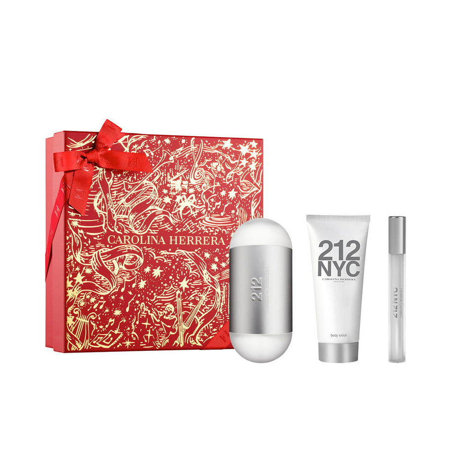 Σετ Carolina Herrera: 212, Eau De Toilette, Για Γυναίκες, 100 ml + 212, Eau De Toilette, Για Γυναίκες, 10 ml + 212, Ενυδατική, Λοσιόν Σώματος, 100 ml