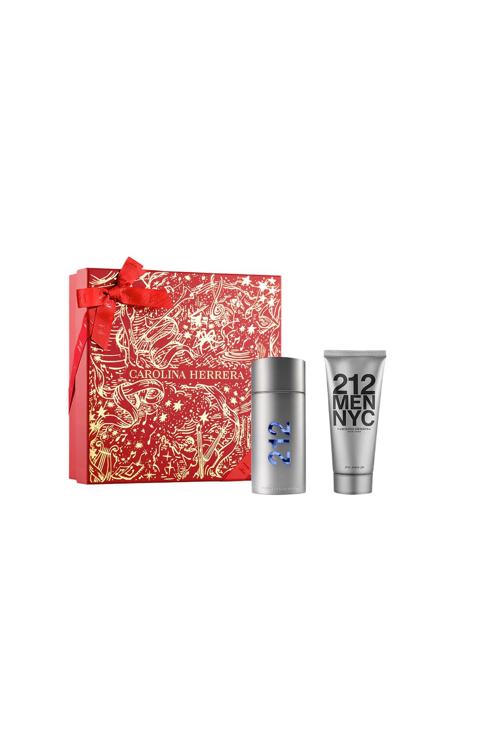 Σετ Carolina Herrera: 212 NYC, Eau De Toilette, Για Άνδρες, 100 ml + 212 NYC, Balm Για Μετά το Ξύρισμα, 100 ml