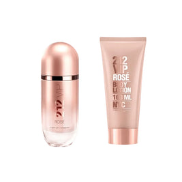 Set Carolina Herrera: 212 VIP Rose, Eau De Parfum, Γυναικείο, 80 ml + 212 VIP Rose, Ενυδατική, Λοσιόν Σώματος, 100 ml