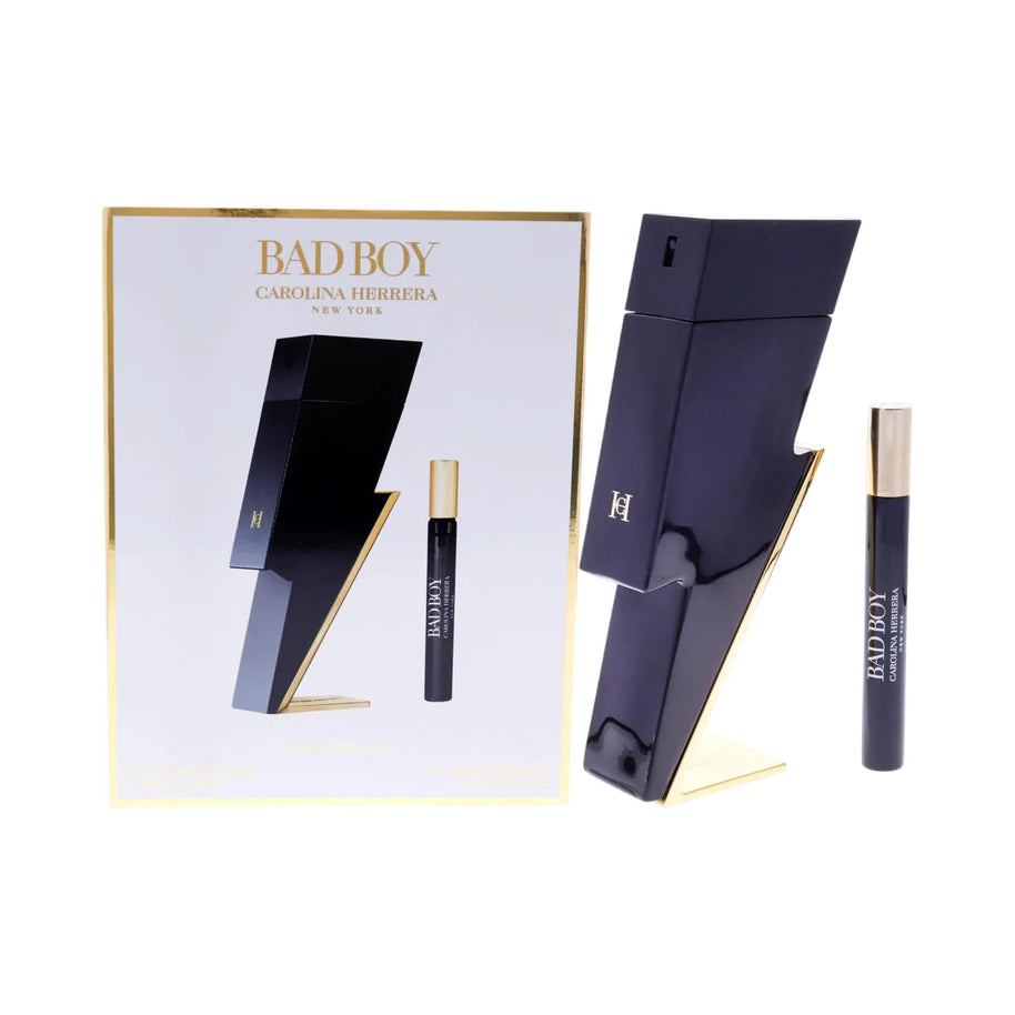 Set Carolina Herrera: Bad Boy, Eau De Toilette, Ανδρικό, 10 ml + Bad Boy, Eau De Toilette, Ανδρικό, 100 ml