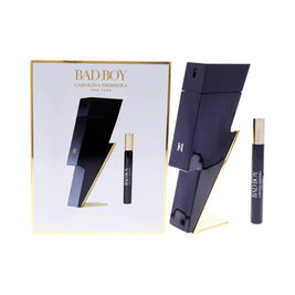 Set Carolina Herrera: Bad Boy, Eau De Toilette, Ανδρικό, 10 ml + Bad Boy, Eau De Toilette, Ανδρικό, 100 ml