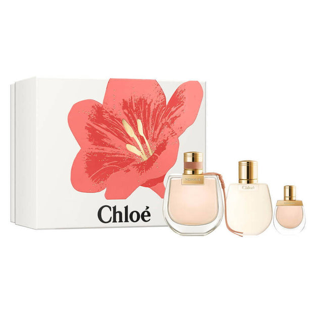 Σετ Chloe: Nomade, Eau De Parfum, Για Γυναίκες, 75 ml + Nomade, Eau De Parfum, Για Γυναίκες, 5 ml *Miniature + Nomade, Λοσιόν Σώματος, Για Όλο το Σώμα, 100 ml