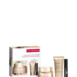 Set Clarins: Extra-Σύσφιξης, Αντιγήρανσης, Κρέμα Ημέρας Για το Πρόσωπο, 50 ml + Extra-Σύσφιξης, Σύσφιξης, Cream, Για τον Λαιμό & Decollete, 15 ml + Wonder Volume, Volumising, Mascara, Black, 3 ml *Miniature