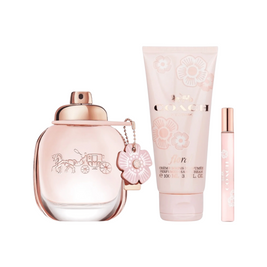 Σετ Coach: Floral, Eau De Parfum, Για Γυναίκες, 90 ml + Floral, Eau De Parfum, Για Γυναίκες, 7.5 ml + Floral, Λοσιόν Σώματος, Για Όλο το Σώμα, 100 ml